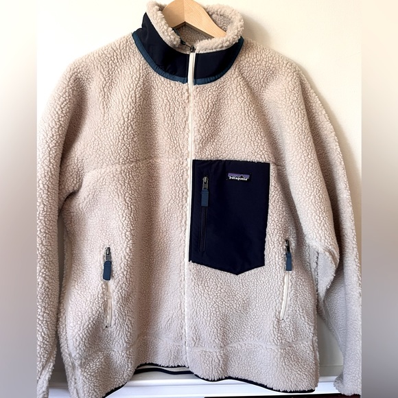 Patagonia Jackets & Blazers - Patagonia Classic Retro X Natural Color Deep Pile Jacket Unisex XL NWOT